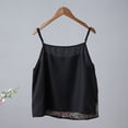 thumbnail image 4 of Tank Tops for Women BWASD Retro Embroidered Loose Fit Camisole Tops Adjustable Thin Straps Lightweight Breathable Casual Trendy Vacation Blouse Summer Black M-XXXL, 4 of 6