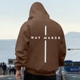 thumbnail image 4 of MHFRRA Sudaderas y Sudaderas para Hombre, Jersey de Manga Larga con Estampado para Uso Casual, Actividades Al Aire Libre y Comodidad En El Hogar Marrón, 4 of 6