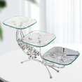 thumbnail image 6 of European- Fruit Plate Luxury Style Dessert Pastry Vintage Carved Jewelry Organizer Serving Tray , Option1, 6 of 8