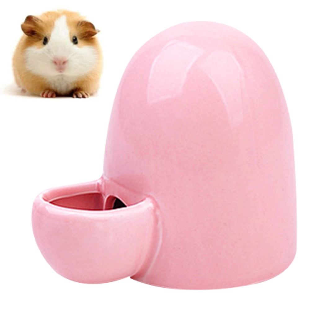 B.C Pet Small Animals Hamster Hideout Drinking Waterer 2-In-1 Water Bottle With 