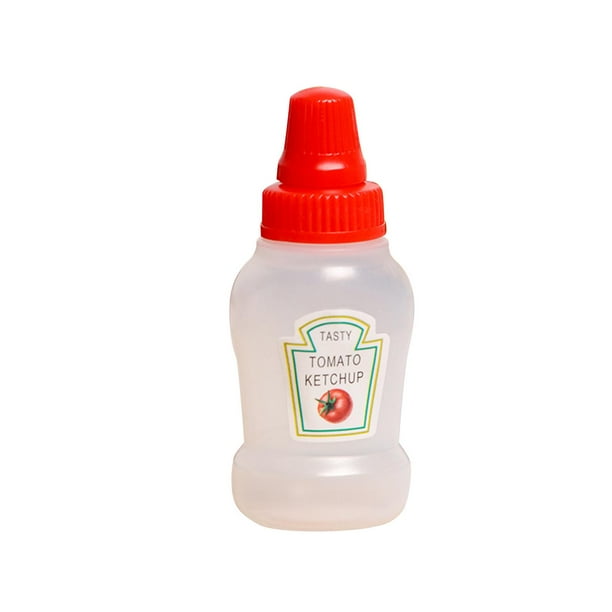 Botellas de miel Almacenamiento Mini botella de ketchup de tomate Vacía Recargable Ketchup Squirt salsa de tomate