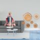 thumbnail image 2 of Escultura de la escena de la Natividad,Adorno acrílico 2D de pie,Manualidades de pared,Decoración de pared colgante. Ratán tejido artesanal.,Juego de decoración de pared Adorno decorativo, 2 of 8
