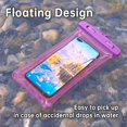 YSLX 2 Pack Floating Waterproof Phone Pouch, Transparent Touchable Dry ...