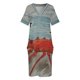 thumbnail image 4 of El monstruo langosta vestido suelto con bolsillo vestido de mujer vestido de noche señoras mujeres verano, 4 of 7