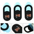 thumbnail image 1 of STRANDCHIC 3Pcs Camera Protective Cover Abs Black Anti Peeping For Webcam Privacy Security 0.71X0.39X0.03In, 1 of 8