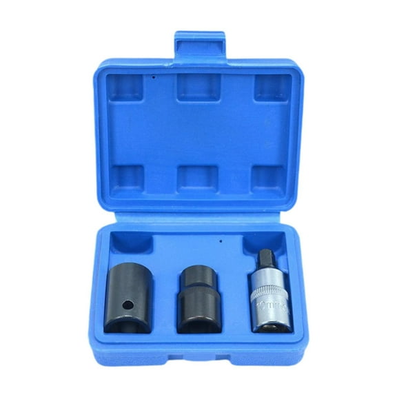 AMLESO Pentagonal Key Brake Caliper 1/2" with Storage Case Manual Tool Internal and External Sturdy Steel Special Tool Socket Wrench