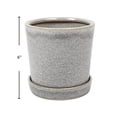 thumbnail image 2 of Truu Design Gray Ceramic Planter Vase, 2 of 2