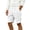 White, variant on hlysgo Mens Golf Shorts Flat Front Chino Elastic Waist Short Casual Dress Work Shorts with Pockets White,L