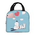 thumbnail image 1 of Cute Cartoon Anime Lunch Bag With Zipper Waterproof And Reusable Cooler Tote Lunch Box For School/Office/Picnic/Work, 1 of 5