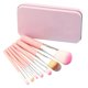 thumbnail image 2 of 7Pcs Facial Makeup Brush Set Soft Bristles Comfortable Handle Face Eye Makeup Brushes for Beginners, 2 of 5