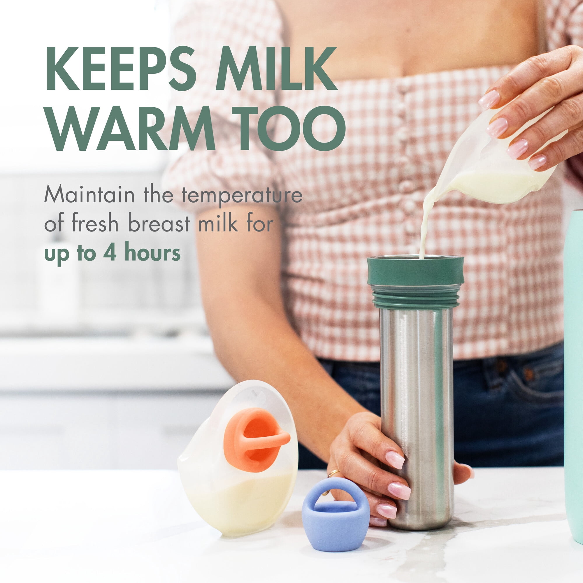 Boon Frosh Stainless Steel Portable Milk Chiller