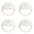 thumbnail image 1 of Inteprter Paquete de 4 bombillas de luz nocturna regulables, luces de escalera para interiores, luces blancas cálidas que se adhieren a la luz Iluminación y accesorios, 1 of 6