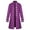 Purple Jacket for Men, variant on Men's Gothic Coat Jacket Long Sleeve Jacket Button-up Stand-up Collar Coat Fashion Medieval Uniform Jacket with Pocket Solid Color Red L