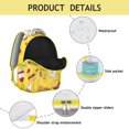 thumbnail image 4 of Egg Print Campus Backpack - Durable Bookbag for Students, Trendy Egg-Themed Design, Lightweight Laptop Bag for School & Work, 4 of 6