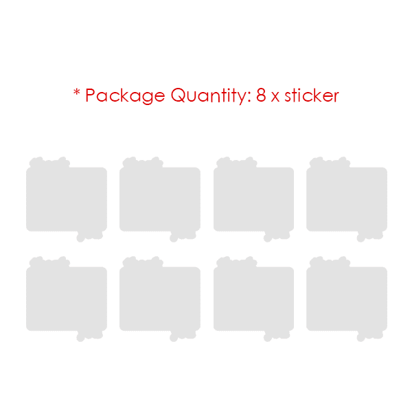 Morse Code Point-Line Representation Thank You Stickers Quote Grateful