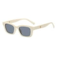 thumbnail image 3 of Gafas de sol para mujer Gafas de verano Protección Estilo vintage Gafas de sol cuadradas Gafas de sol para acampar en la calle Viajes Beige, 3 of 9