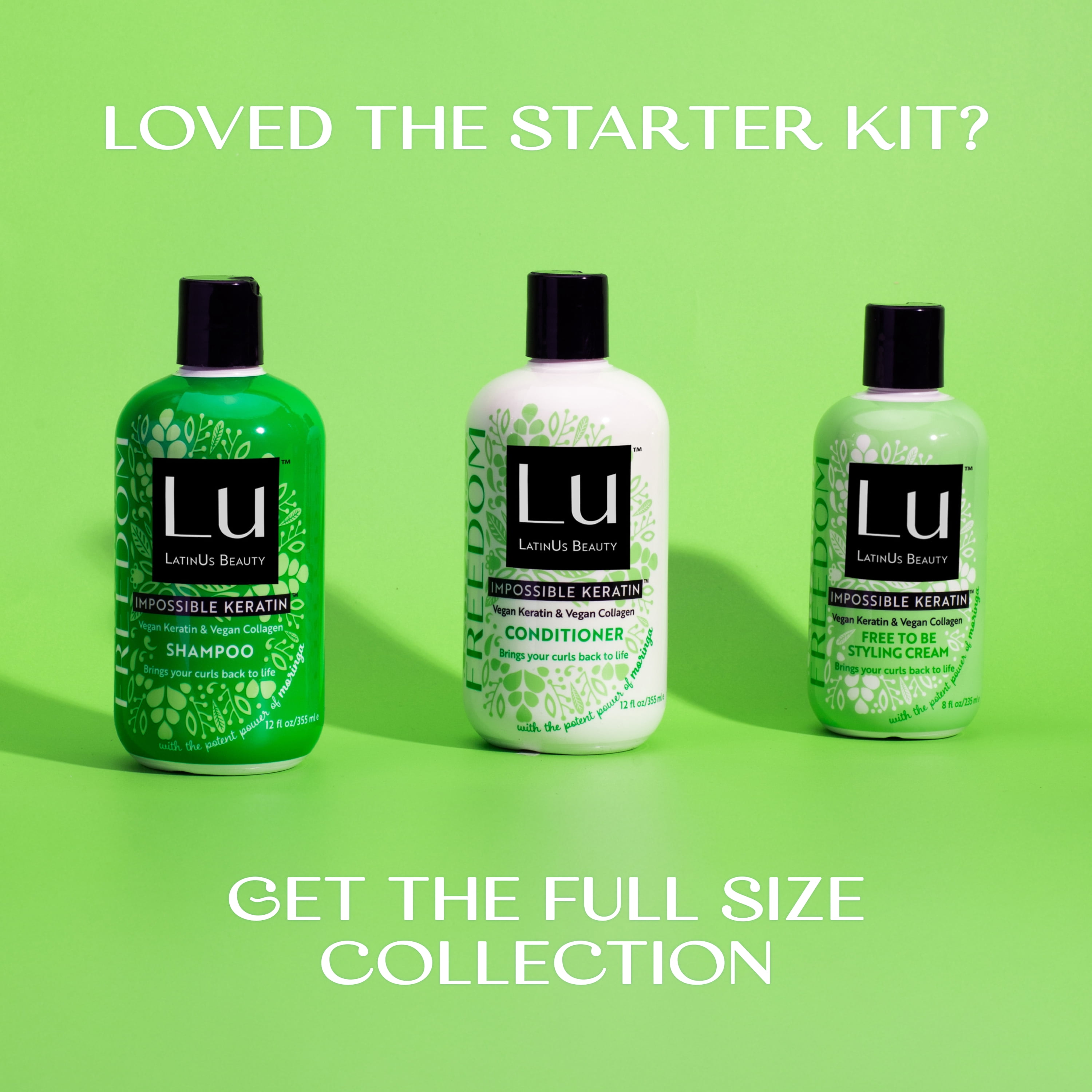 Lu by LatinUs Beauty Freedom Travel Kit, Waves and Volume, 3 oz