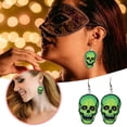 thumbnail image 1 of HALJEN Unleash Your Inner Witch with These Stunning Earrings for All Hallows' Eve(Green), 1 of 3