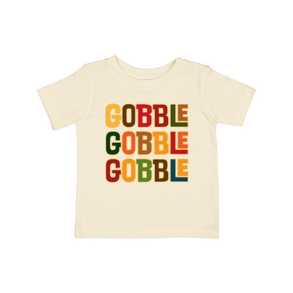 Inktastic Thanksgiving Funny Gobble Boys or Girls Baby T-Shirt