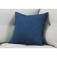 thumbnail image 2 of Monarch Specialties PILLOW - 18"X 18", LINEN PATTERNED DARK BLUE, 1PC, 2 of 4