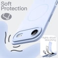 thumbnail image 4 of JETech Magnetic Silicone Case for iPhone Air, Compatible with MagSafe, Silky Soft Touch (Blue), 4 of 7