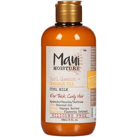 Maui Moisture Curl Quench + Coconut Oil Curl Milk, 8