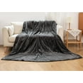 thumbnail image 1 of Electric Heated Blanket Full Size 50'' x 60'' Extra-Warm Lightweight Cozy Luxury Electric Blanket Machine Washable with 3 Heating Levels Auto-Off ,ETL Certification - Beige, 1 of 7