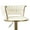 Beige, variant on Hawsaiy Modern Velvet Bar Stools Set of 2, Adjustable Height Woven Back Bar Chairs with Footrest and Swivel for Kitchen Island & Dining Room, Light Gray