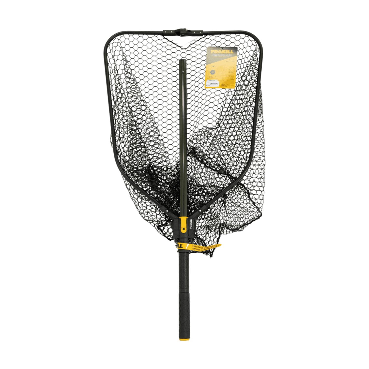 ego fishing net 756268 S2 XLarge 24" Rubber Coated Nylon Landing Head Net is rubber coated so it will last a long time exposed to water Kryptek S2 Slider-Reach Large PVC