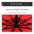 thumbnail image 3 of Paraguas Sombrilla Anti-ultravioleta Doblar Botón Automático Rojo, 3 of 3