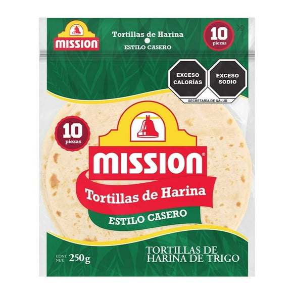 Tortillas de harina Mission estilo casero 250 g
