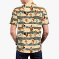 thumbnail image 4 of Balery Funny Chicken Printed Men’s Short Sleeve Polo Shirt, Midweight Men's Shirt,Golf Polo shirts -4X-Large, 4 of 9