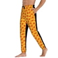 thumbnail image 3 of Kdxio fall retro maple leaf Pattern Joggers,Sweatpants for Men with Pockets-XX-Large, 3 of 5
