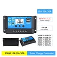 thumbnail image 2 of 30A20A10A Solar PV Charge Controller 12V24V With LCD Display And Double USB Solar PV Regulators ,Widely Used, 2 of 6