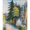 thumbnail image 2 of Paul Kleinschmidt 12x14 Gold Ornate Wood Frame and Double Matted Museum Art Print Titled - Alblandscape (1932), 2 of 4