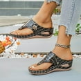 thumbnail image 5 of Wensltd Women's Wedge Sandals Casual Outdoor Wear Comfortable Stylish Design Lightweight Chunky Sole Sandals for Summer, 5 of 9