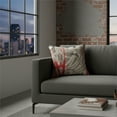 thumbnail image 2 of Michael Amini Uptown Downtown Bronx 19" Throw Pillow Natural/Black Set of 2, 2 of 10