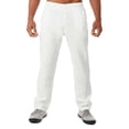 thumbnail image 3 of LilyLLL Mens Cotton Linen Drawstring Jogger Pants Casual Pockets Long Trousers, 3 of 4