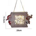 thumbnail image 2 of Herramienta para hornear galletas de fondant tridimensional con temática navideña con juego de sellos de émbolo, pan de jengibre para niño/niña, muñeco de nieve, Papá Noel, árbol de Navidad, reno,, 2 of 5