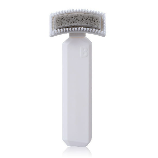 Cepillo Dispensador de detergente Fregadero de mango largo Cabezal de cepillo doble Utensilios de cocina perezosos que no se rayan Herramientas Fregadero Azulejo blanco Inevent HA009499-01B