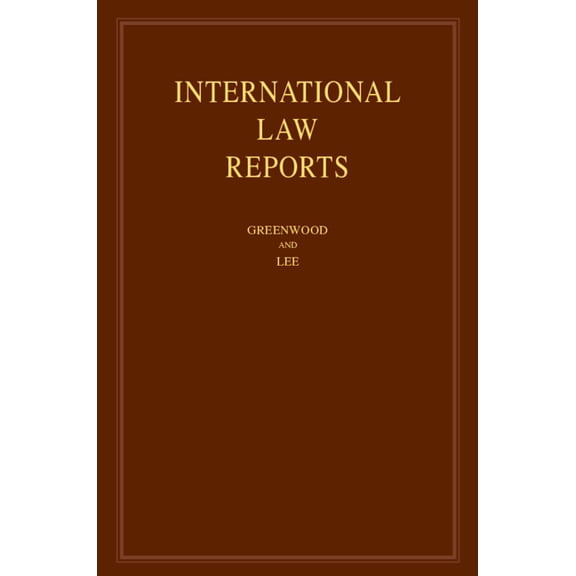 International Law Reports International Law Reports: Volume 209, Book 209, (Hardcover)