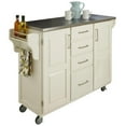 thumbnail image 3 of Homestyles Create-a-Cart Chariot de Cuisine en Bois Blanc Cassé, 3 of 17
