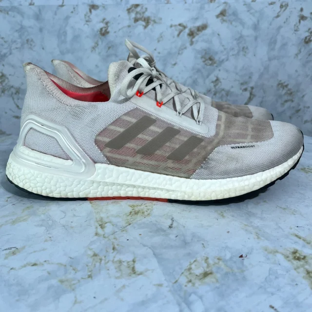 Ad-id-as UltraBoost Summer Men's Size 11 Running Shoes White Athletic Low Sneakers