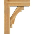 thumbnail image 3 of Ekena Millwork 8"W x 26"D x 34"H Merced Block Rough Sawn Bracket w/ Offset Brace, Western Red Cedar, 3 of 25