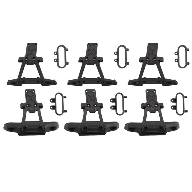 3X Conjunto de Parachoques Delantero y Trasero para HBX 16889 16889A 16890 16890A 1601 1602 SG1601 SG1602 RC Accesorios de Piezas de Coche