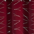 thumbnail image 6 of Red Blackout Curtains 86x55 Inch - Thermal Insulated Soundproof Window Drapes for Bedroom Living Room Office, Grommet Top, Machine Washable, 6 of 6