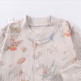 thumbnail image 5 of HCNTES Baby Boy Winter Clothes Baby Rompers Long Sleeve Baby Boy Clothes Print One Piece Romper Baby Coming Home Outfits Newborn Boy Outfits 0 3 6 9 12 18 Months, 5 of 7