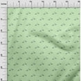 thumbnail image 3 of oneOone Silk Tabby Mint Green Fabric Kids Dino Dress Material Fabric Print Fabric By The Yard 42 Inch Wide, 3 of 4