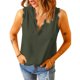 thumbnail image 1 of Womens Tank Tops Lace V Neck Pure Color Casual Breathable Soft Fiber Sleeveless Camisole for Party Office Outdoor, 1 of 5