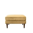 thumbnail image 2 of Mid - Century Inspired, Soft Velvet | Used as Footrest or Seat | Offers a Luxurious and Comfortable Experience, 2 of 2